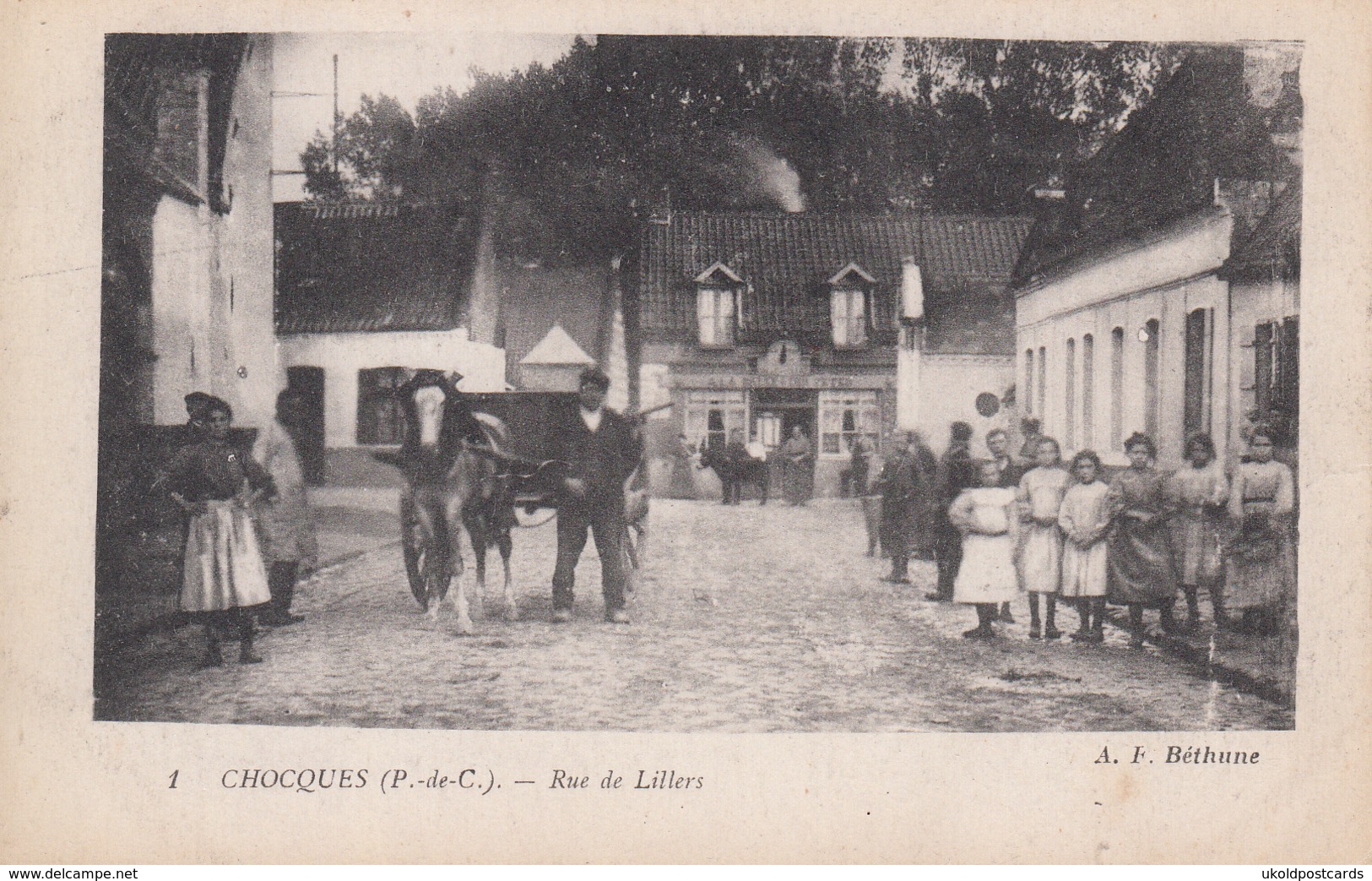 CPA -  62 , CHOCQUES - Rue De Lillers - Altri & Non Classificati