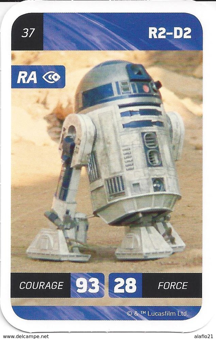 CARTE STAR WARS LECLERC 2018 - N° 37 - R2-D2 - Star Wars