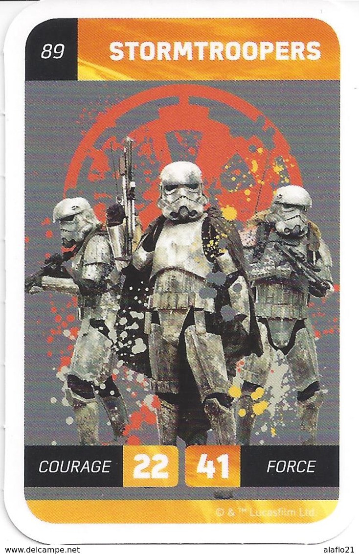 CARTE STAR WARS LECLERC 2018 - N° 89 - STORMTROOPERS - Star Wars