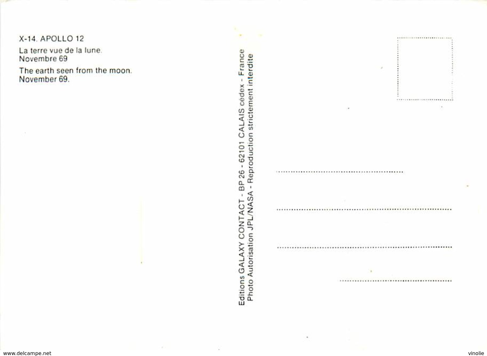 PIE18-E-2565 : MISSION APOLLO 12. 1969 - Astronomie