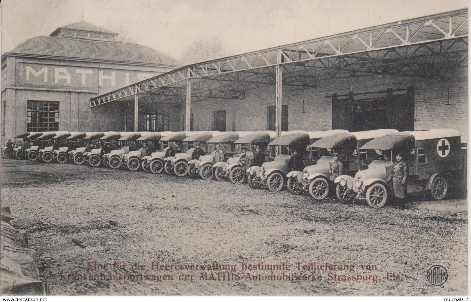 67 - STRASBOURG - VEHICULES AMBULANCES MATHIS - BEAU PLAN - Strasbourg