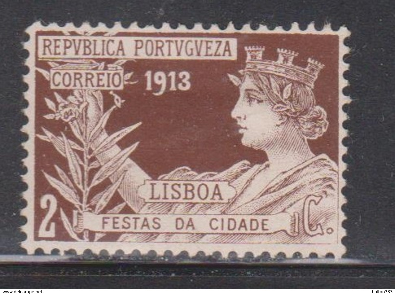 PORTUGAL Scott Type PT1 MH - Telegraph Stamp - Unused Stamps