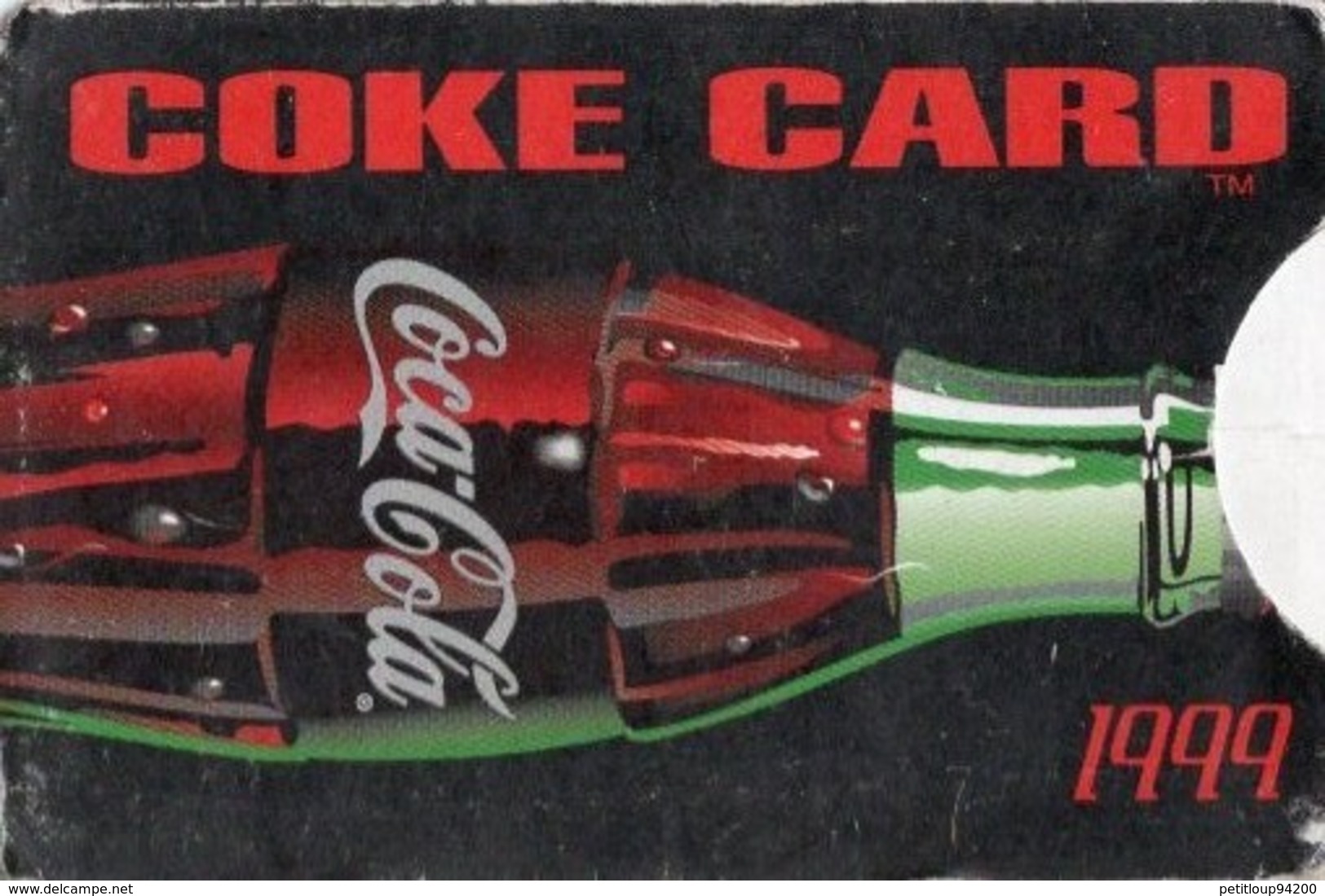 POCHETTE CARTE COCA-COLA  COKE CARD 1999 - Autres & Non Classés