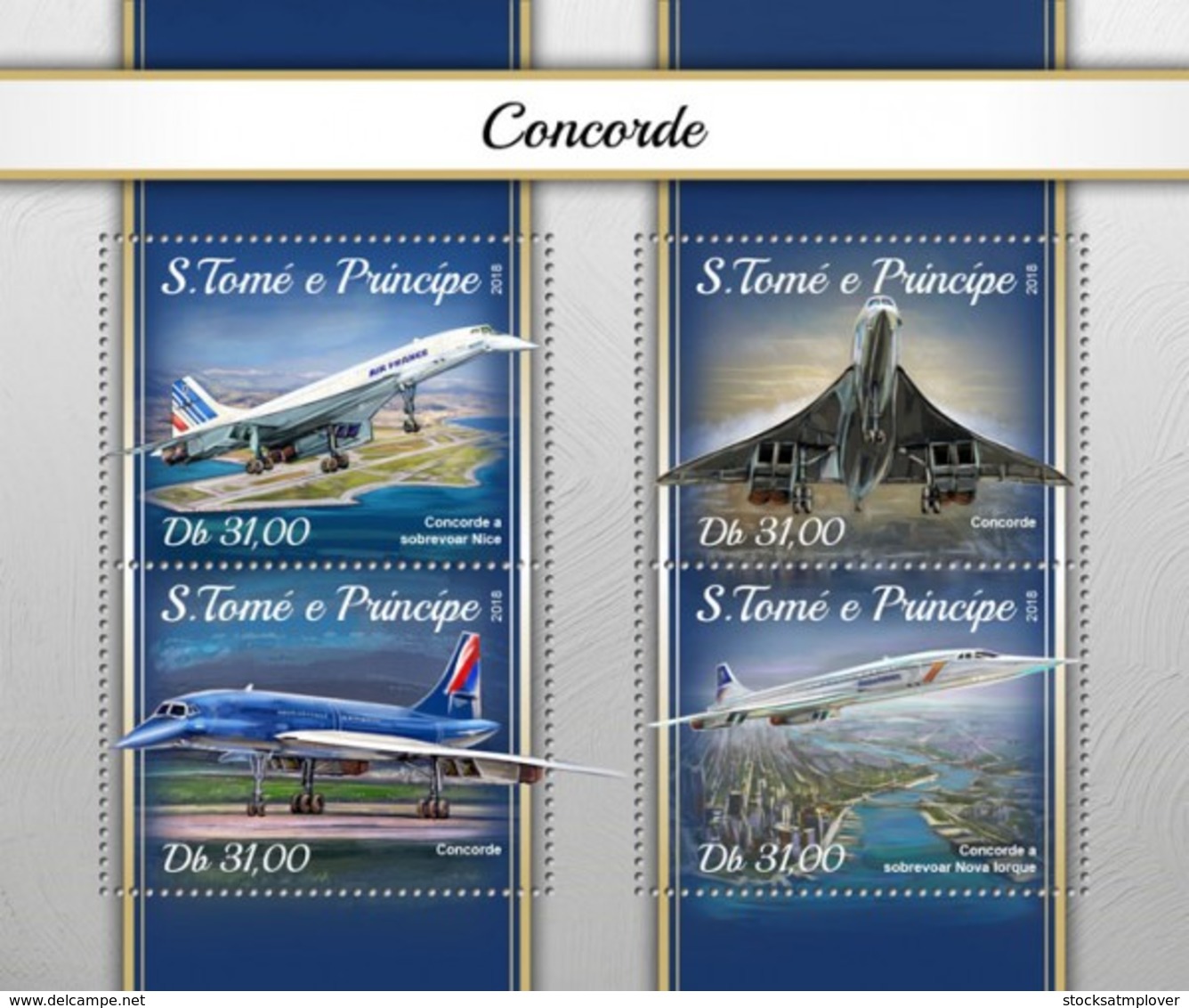 São Tomé E Príncipe 2018   Concorde  S201804 - Sao Tome En Principe