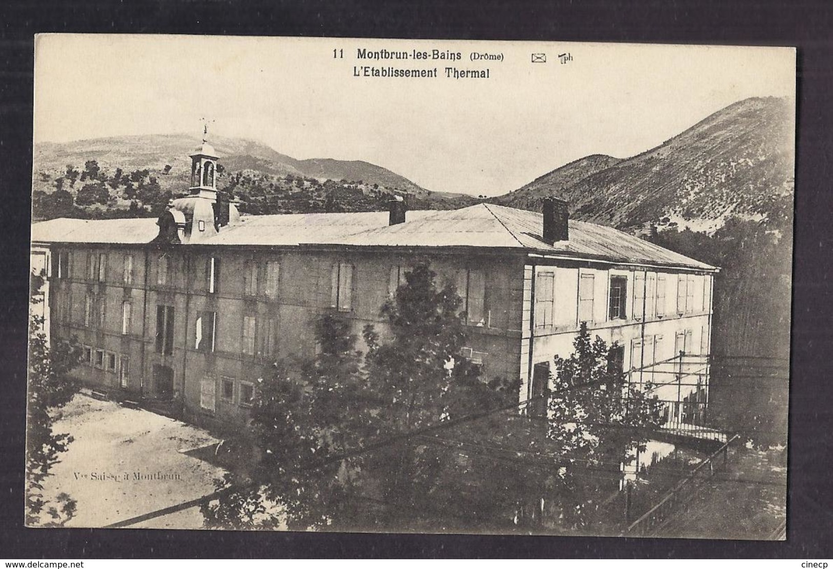 CPA 26 - MONTBRUN-les-BAINS - L'Etablissement Thermal - TB PLAN EDIFICE Santé - Thermalisme - Autres & Non Classés