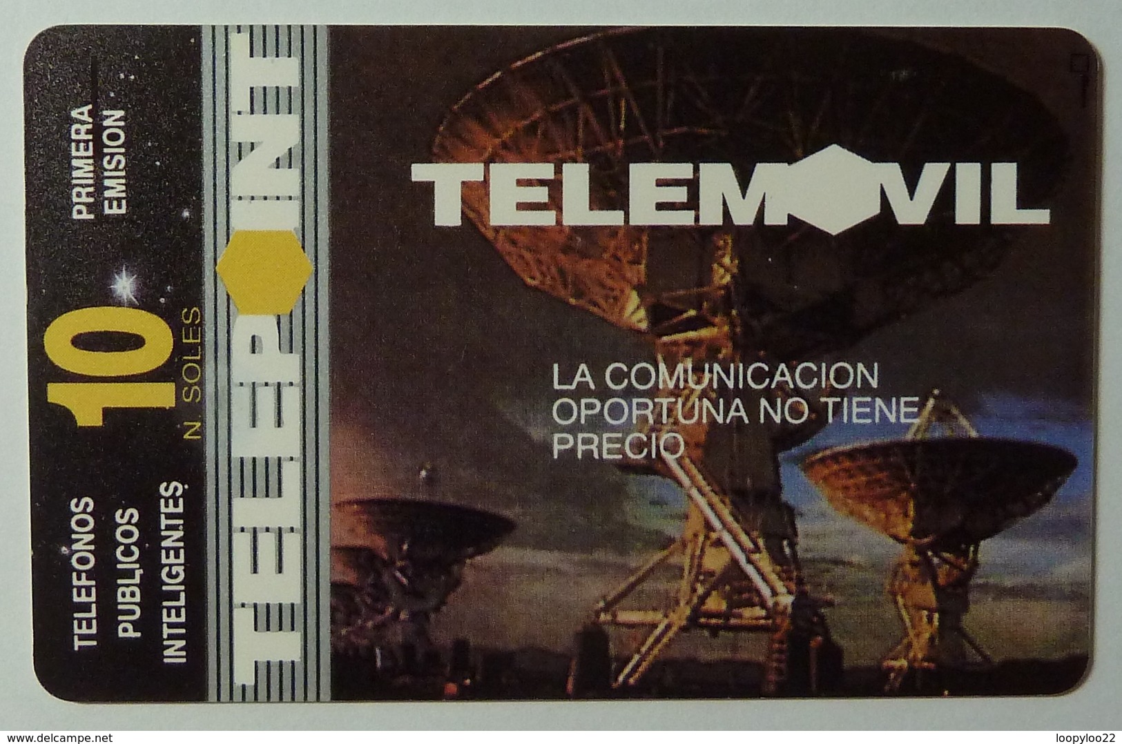 PERU - Chip - PTE-007 - 10 NS - Telepoint - Cordillera Blanca - Used - Peru