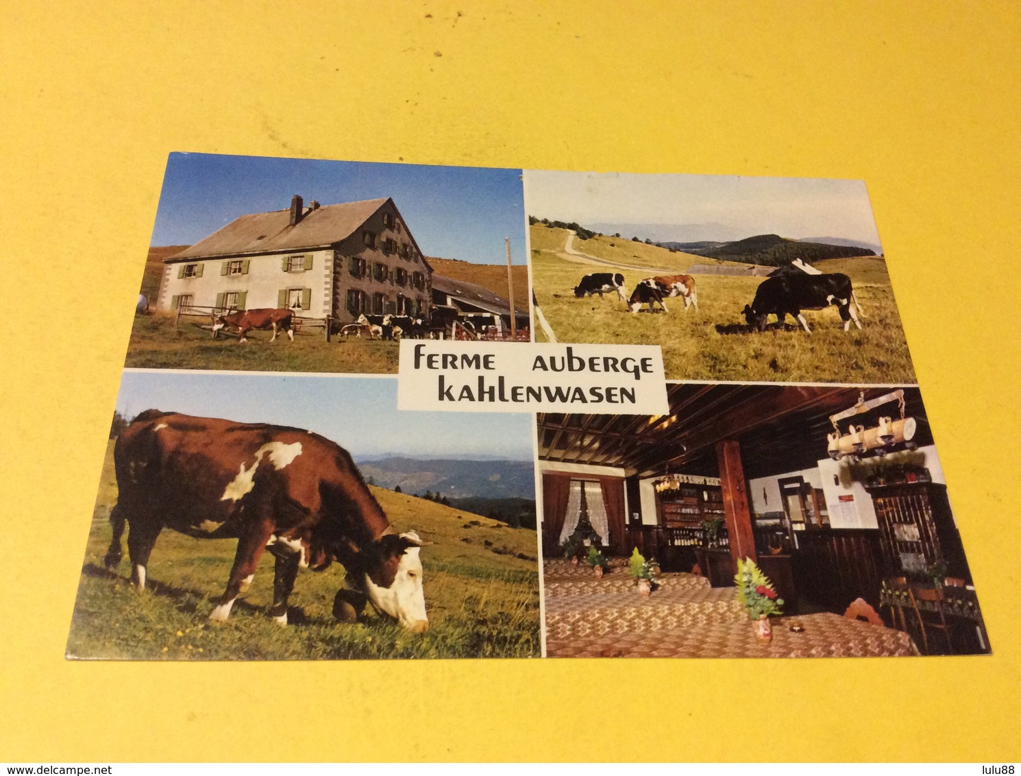 ALSACE. LOT. DE. 2. CARTES.   FERME. AUBERGE - Autres & Non Classés