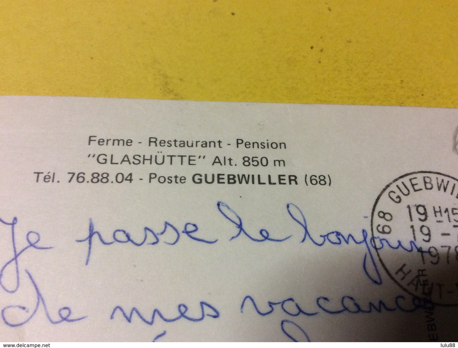 ALSACE. LOT. DE. 2. CARTES.   FERME. AUBERGE - Autres & Non Classés