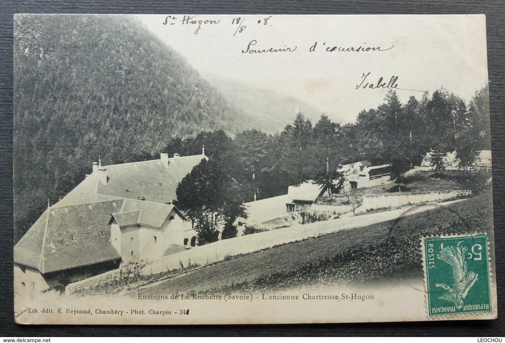 EB/73 SAVOIE - ENVIRONS DE LA ROCHETTE ANCIENNE CHARTREUSE SAINT HUGON  1906 - Autres & Non Classés