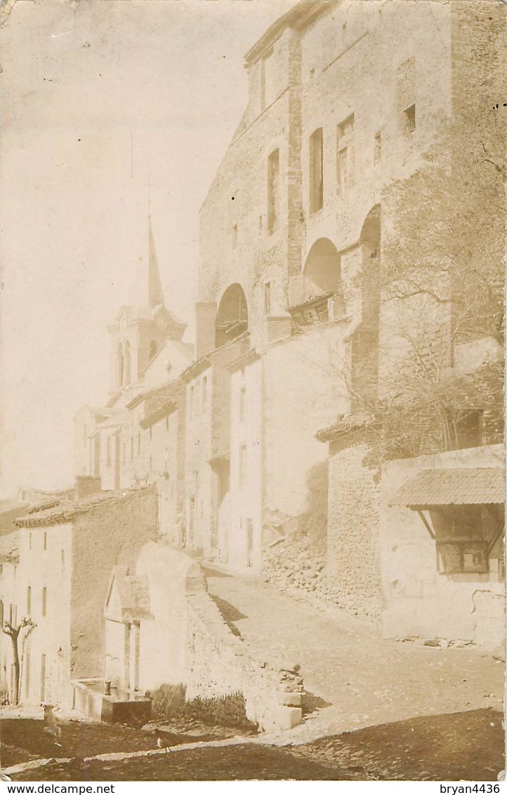 CARTE PHOTO - BELLE PESPECTIVE DE VILLAGE à LOCALISER - A Identifier