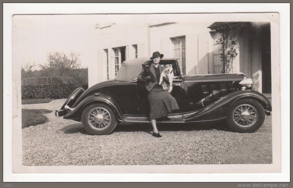 ° AUTOMOBILE ° PHOTO 114 X 68 Mm PAPIER Velox ° - Voitures De Tourisme