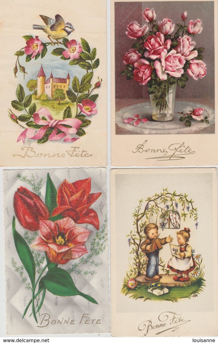 18 / 5 / 358  -   LOT  DE  20  CP  "  BONNE  FÊTE  " - Toutes Scanées - 5 - 99 Postkaarten