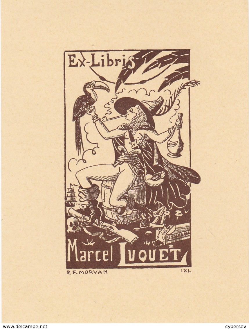 EX-LIBRIS EROTIQUE - Marcel Luquet - PF Morvan IXL - Ex Libris