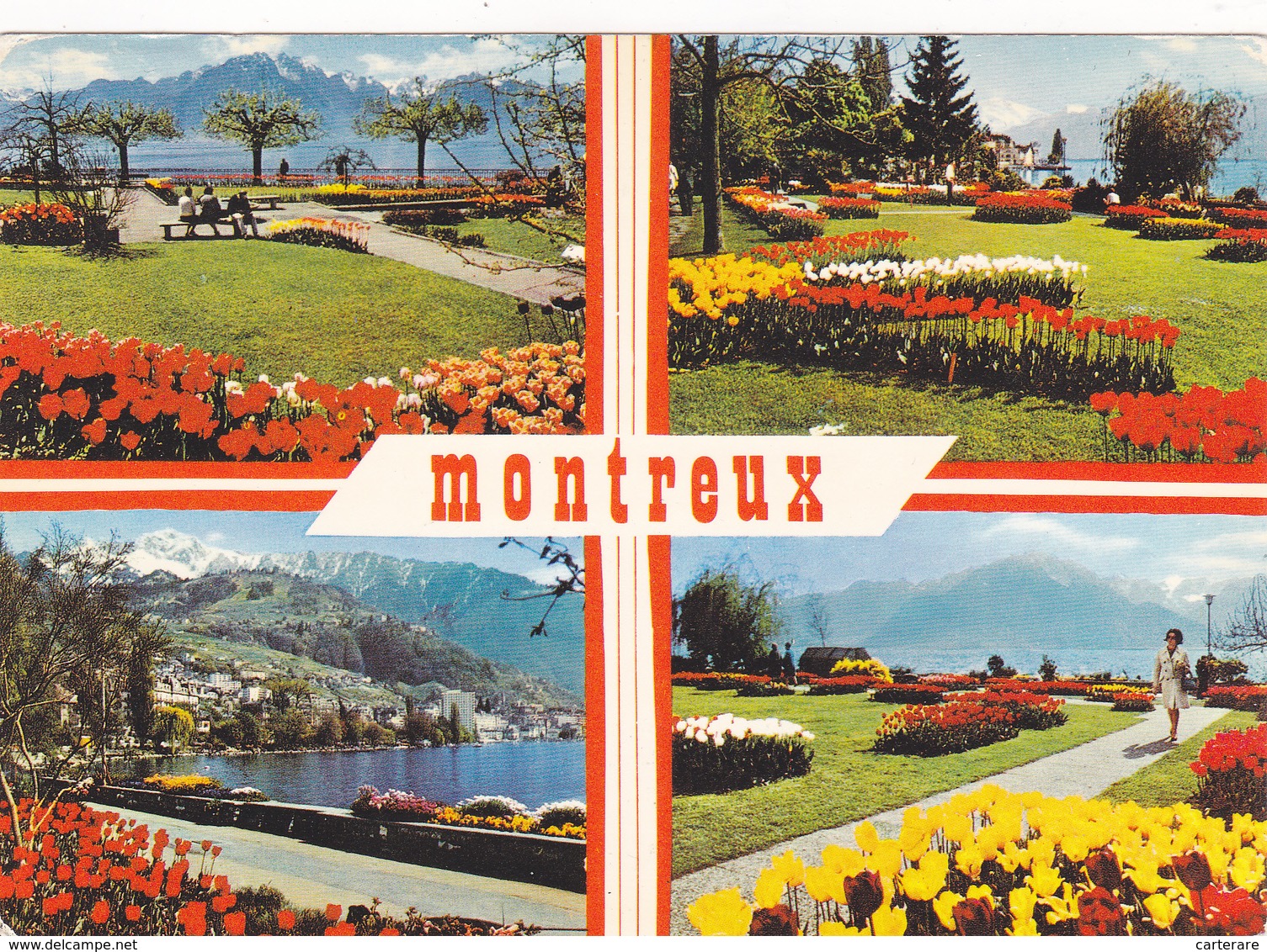 SUISSE,HELVETIA,SWISS,switzerland,schweiz,SVIZZERA ,MONTREUX,vaud,riviera  Pays Enhaut,multivue Jaeger - Montreux