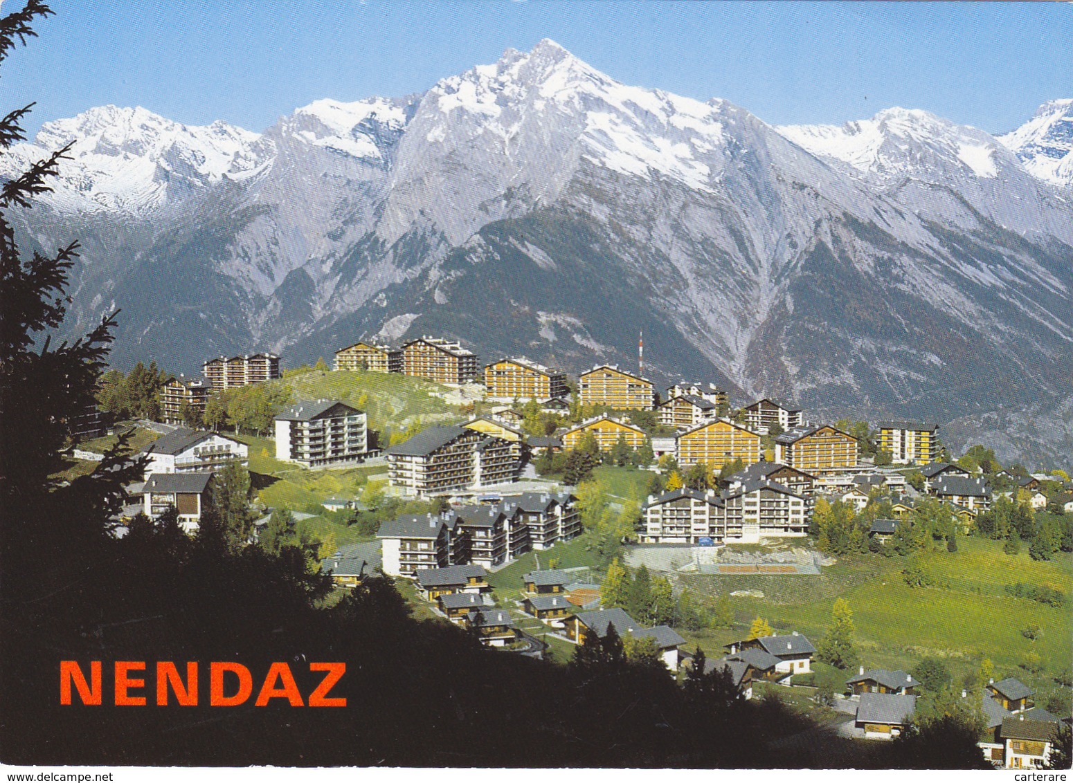 SUISSE,SCHWEIZ,HELVETIA,S WISS,SWITZERLAND,VALAIS,NENDAZ,CONTHEY,HAUT DE CRY,DIABLERET - Nendaz