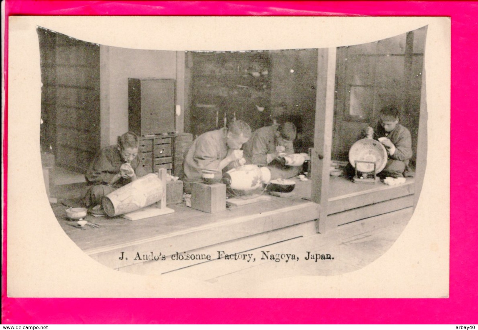 Cpa  Carte Postale Ancienne  - J Ando S Cloisonne Factory Nagoya Japan - Nagoya