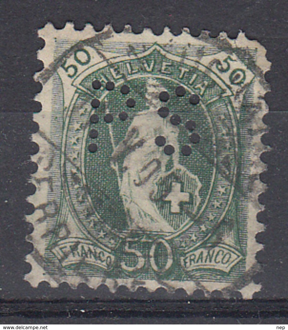 ZWITSERLAND - Michel - 1899 - Nr 69C (PS) - Gest/Obl/Us - Perforadas