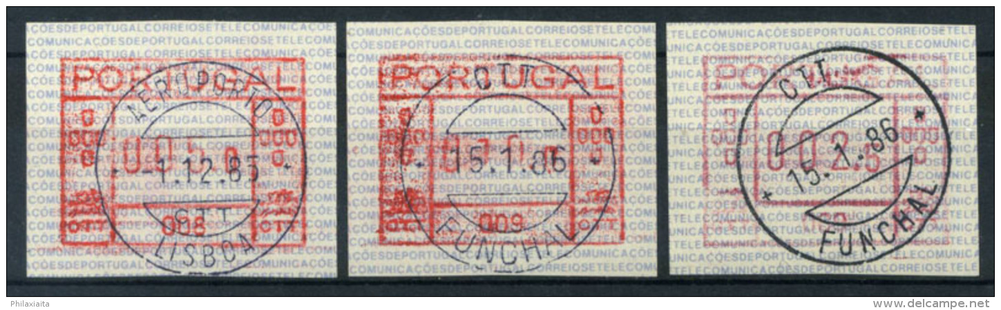Portogallo 1981 Mi. 1 Usato 100% Automatici Vari Tipi - Vignette [ATM]