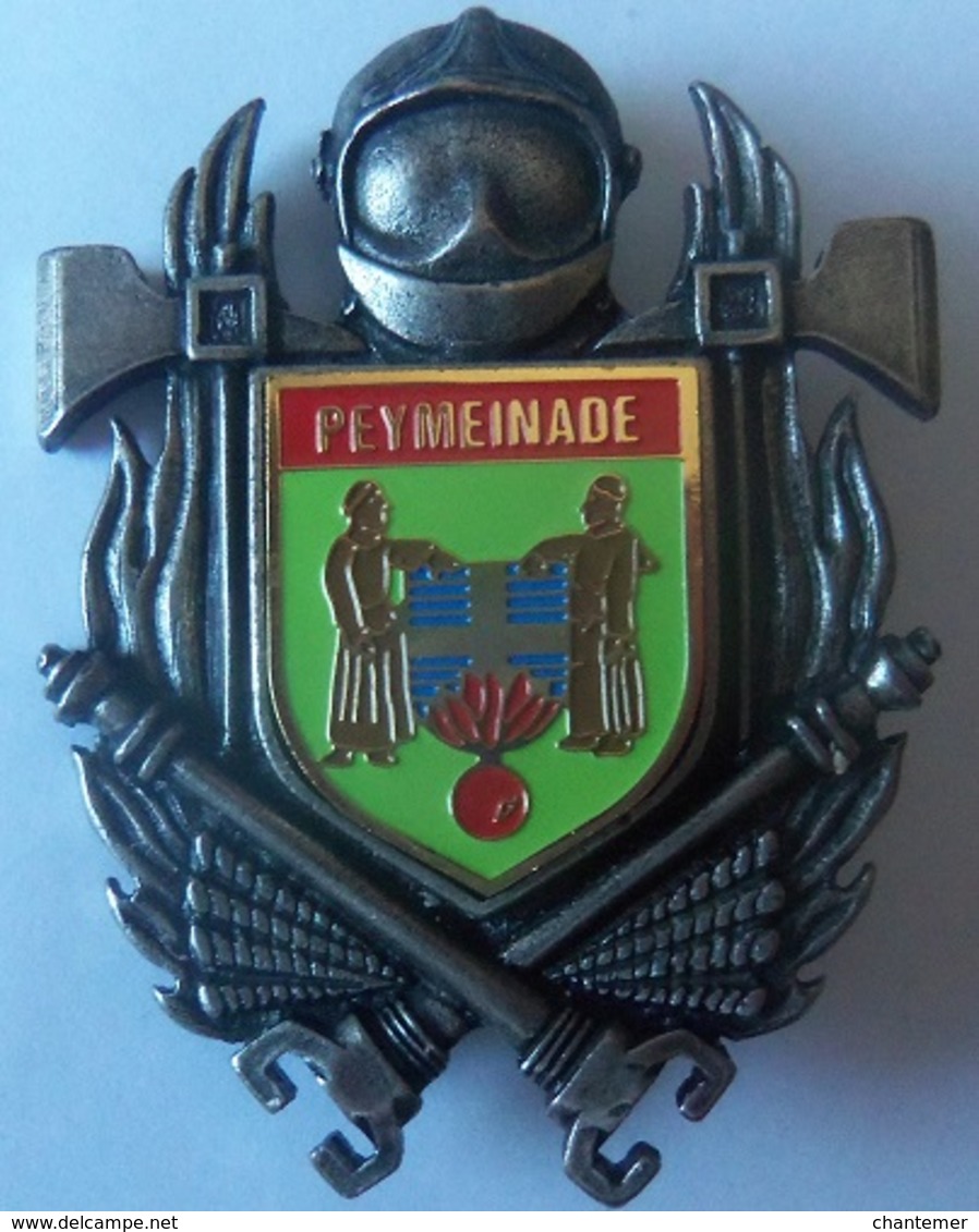 INSIGNE SAPEURS POMPIERS PEYMEINADE - Firemen