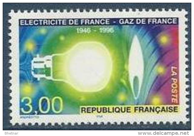 FR YT 2996 " Electricité Gaz De France " 1996 Neuf** - Nuovi