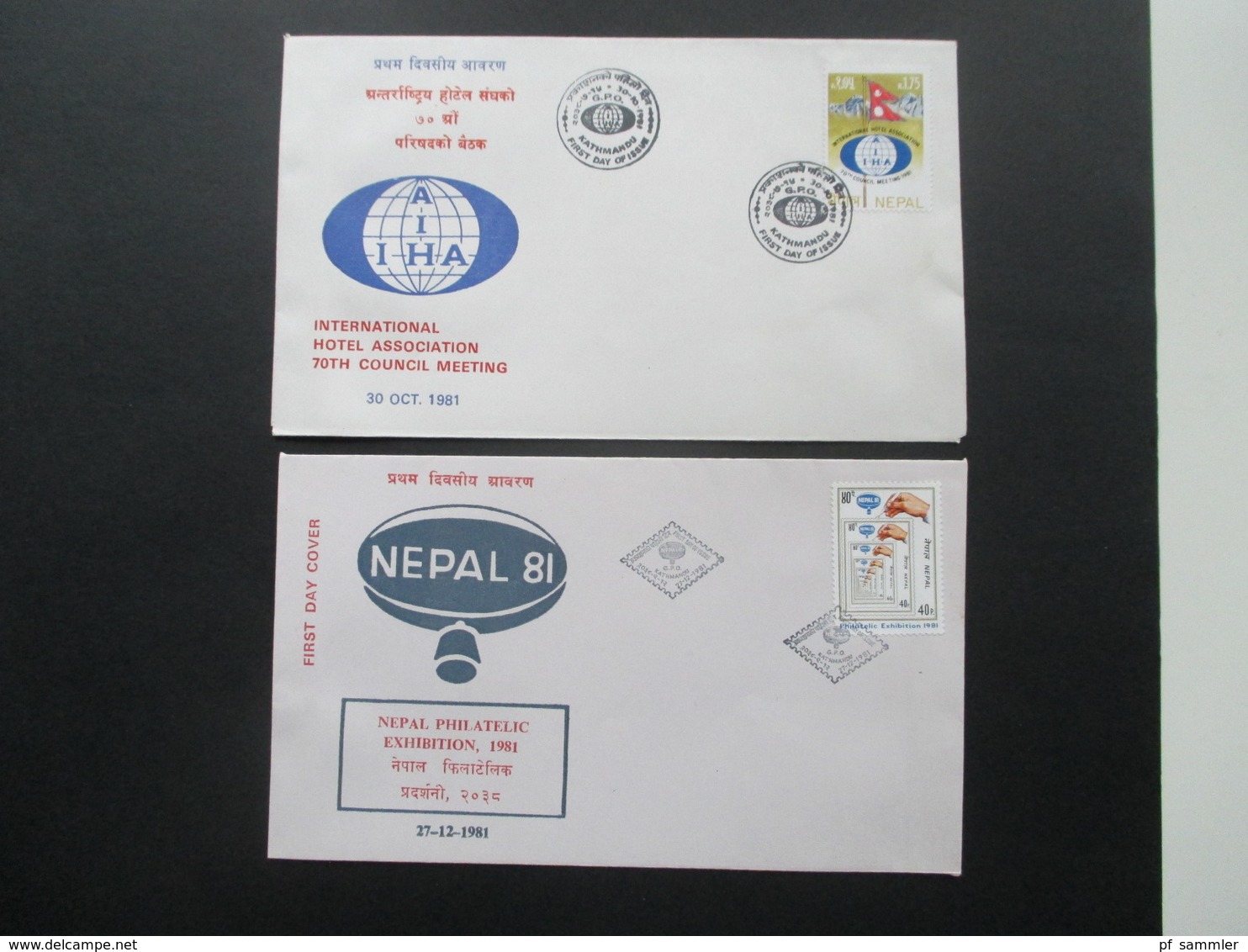 Nepal 1981 - 83 FDC / Sonderumschläge 20 Stück. Kathmandu. Verschiedene Motive - Népal