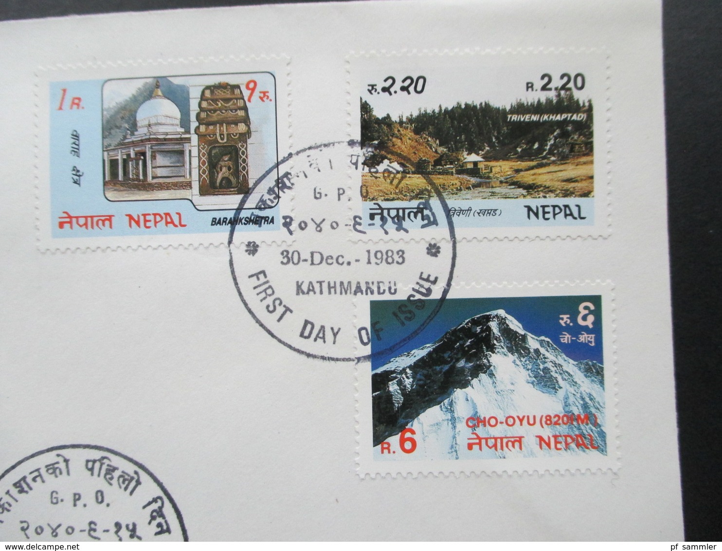 Nepal 1981 - 83 FDC / Sonderumschläge 20 Stück. Kathmandu. Verschiedene Motive