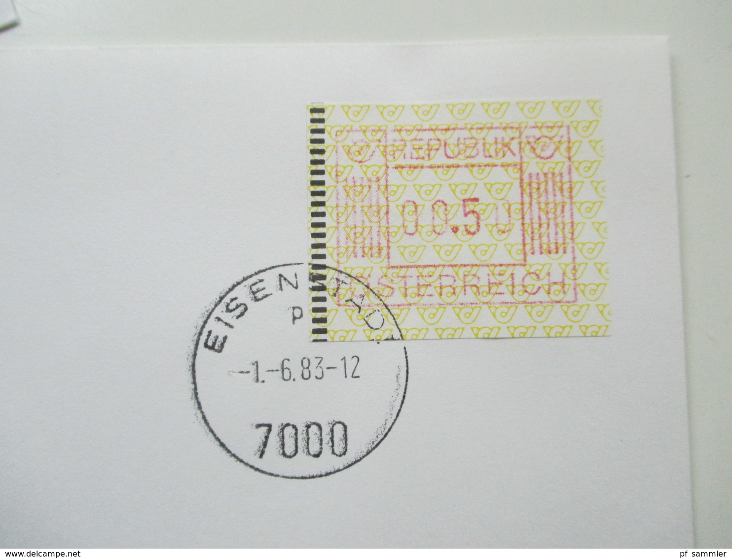 Österreich 1983 MK / FDC / Sonderstempel ATM Nr. 1. 42x FDC / verschiedene Stempel + 10x Nr. 1728 FDC verschiedene Stemp