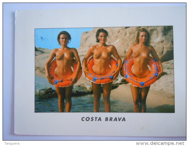 CPM Espagne Costa Brava Femmes Seins Nus Form 12 X 17 Cm Circulée 1996 - Other & Unclassified