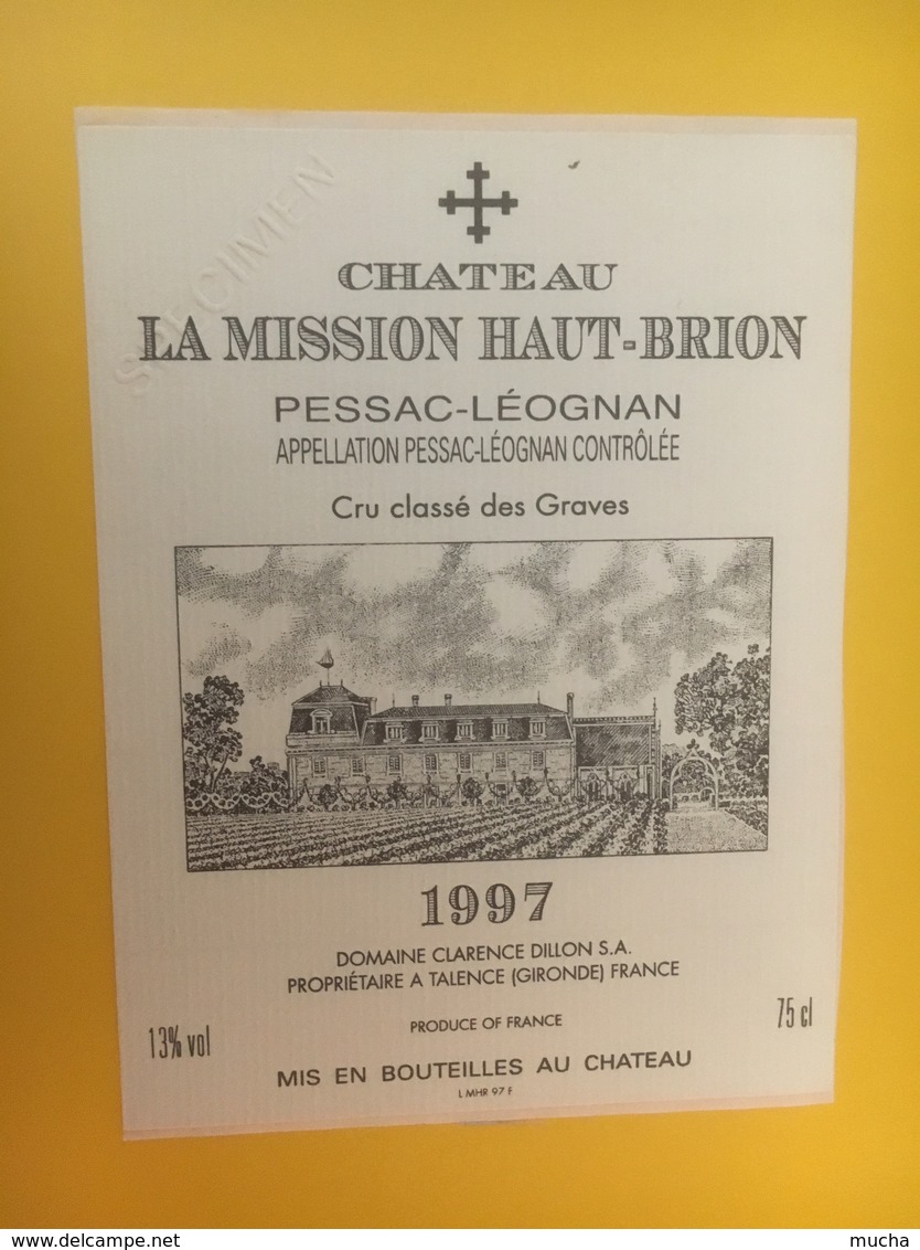 8312 - Château La Mission Haut-Brion 1997 Graves Spécimen - Bordeaux