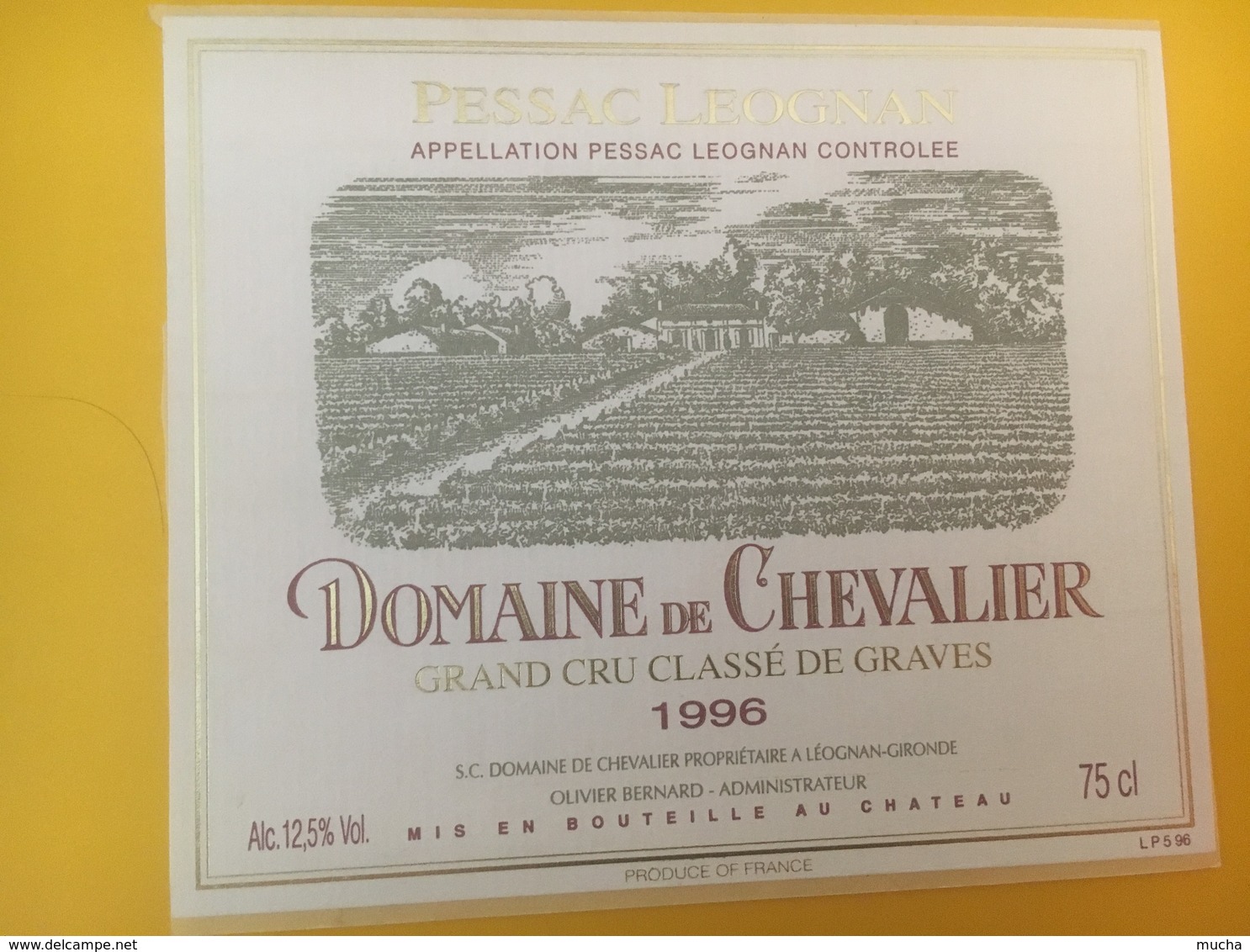 8318 - Domaine De Chevalier 1996 Graves Pessac Léognan - Bordeaux