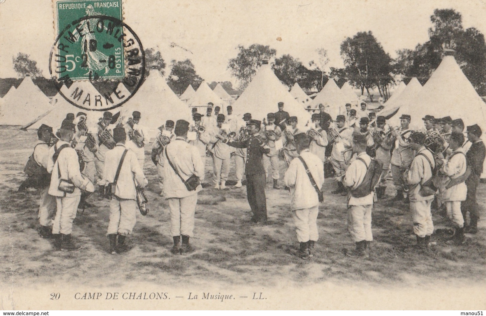 CAMP De CHALONS - La Musique - Camp De Châlons - Mourmelon