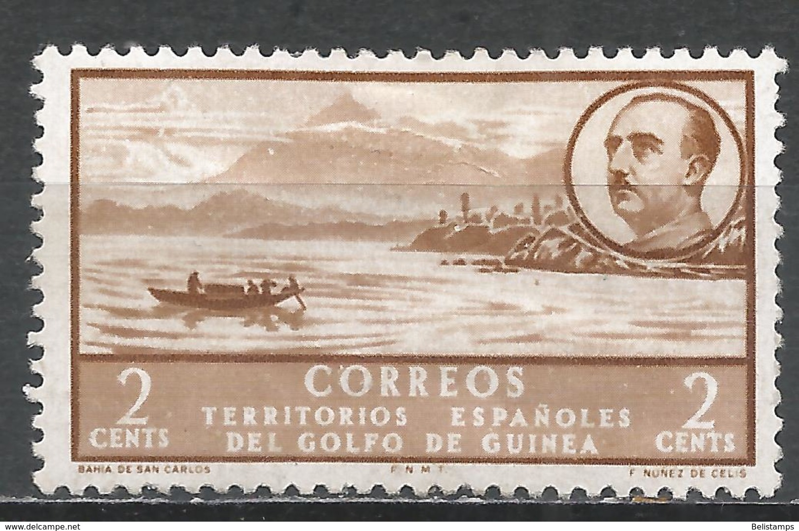 Spanish West Africa 1949. Scott #305 (MH) San Carlos Bay - Guinée Espagnole