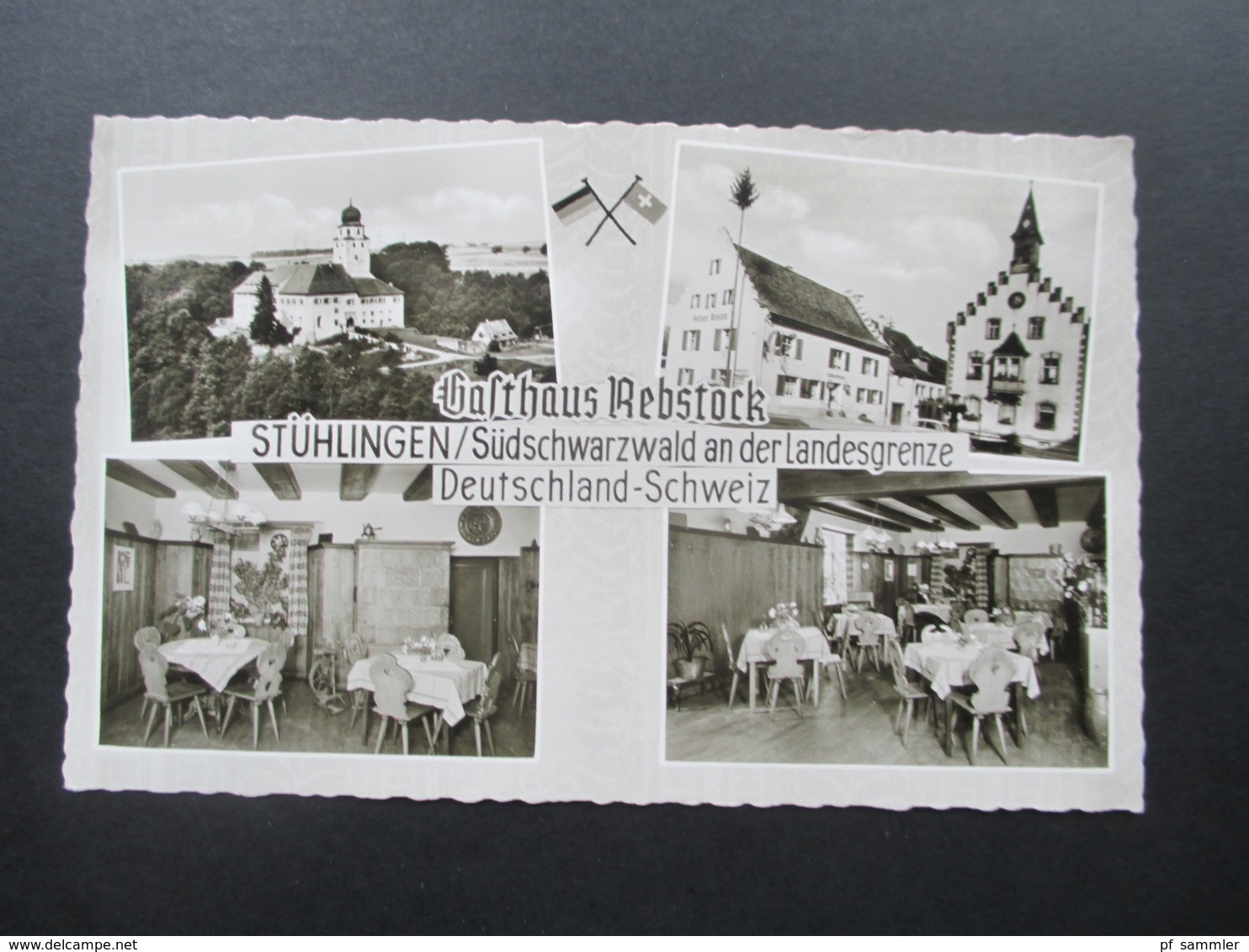 AK 1964 Gasthaus Rebstock Stühlingen / Südschwarzwald An Der Landesgrenze Deutschland - Schweiz - Hotel's & Restaurants