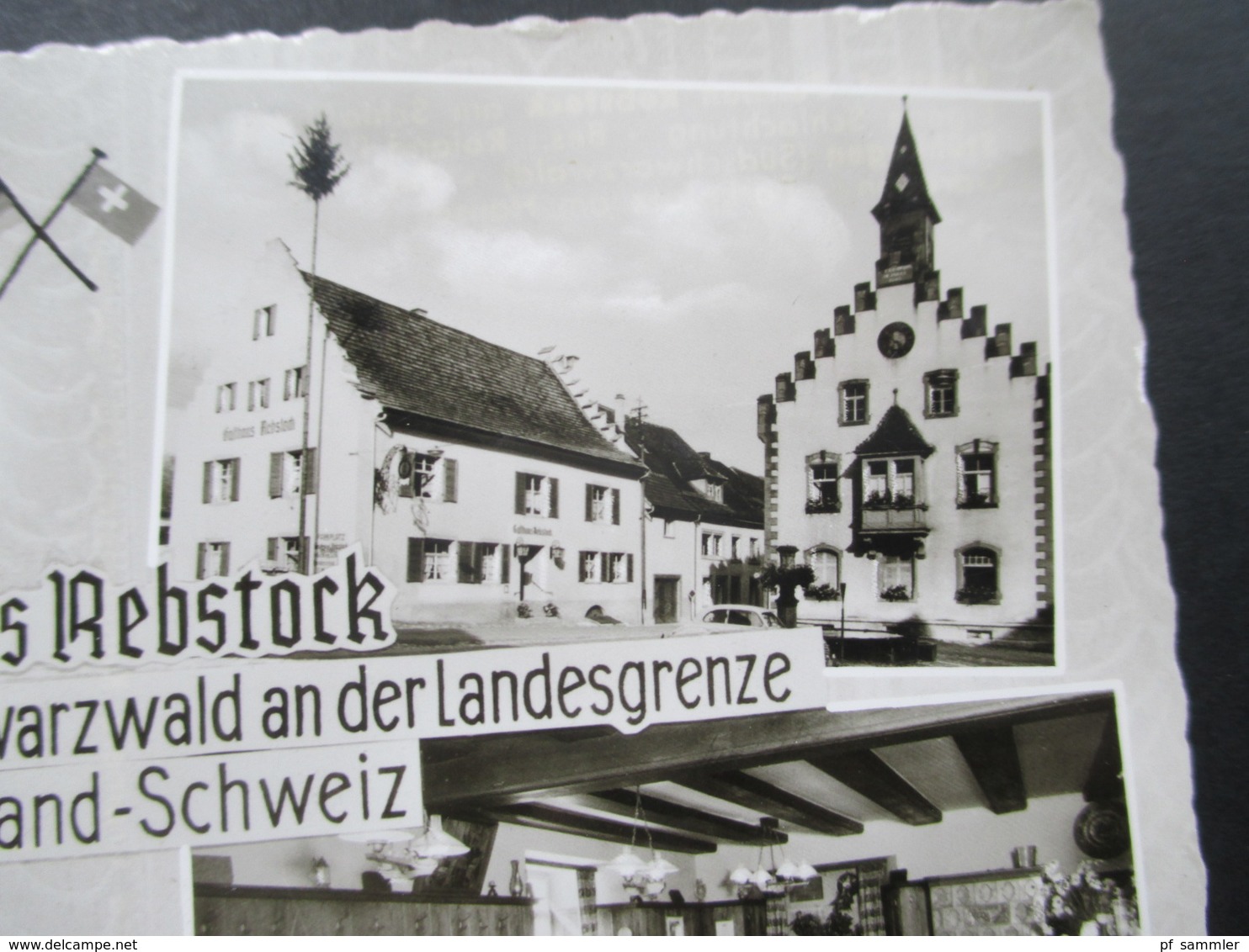 AK 1964 Gasthaus Rebstock Stühlingen / Südschwarzwald An Der Landesgrenze Deutschland - Schweiz - Hotels & Gaststätten