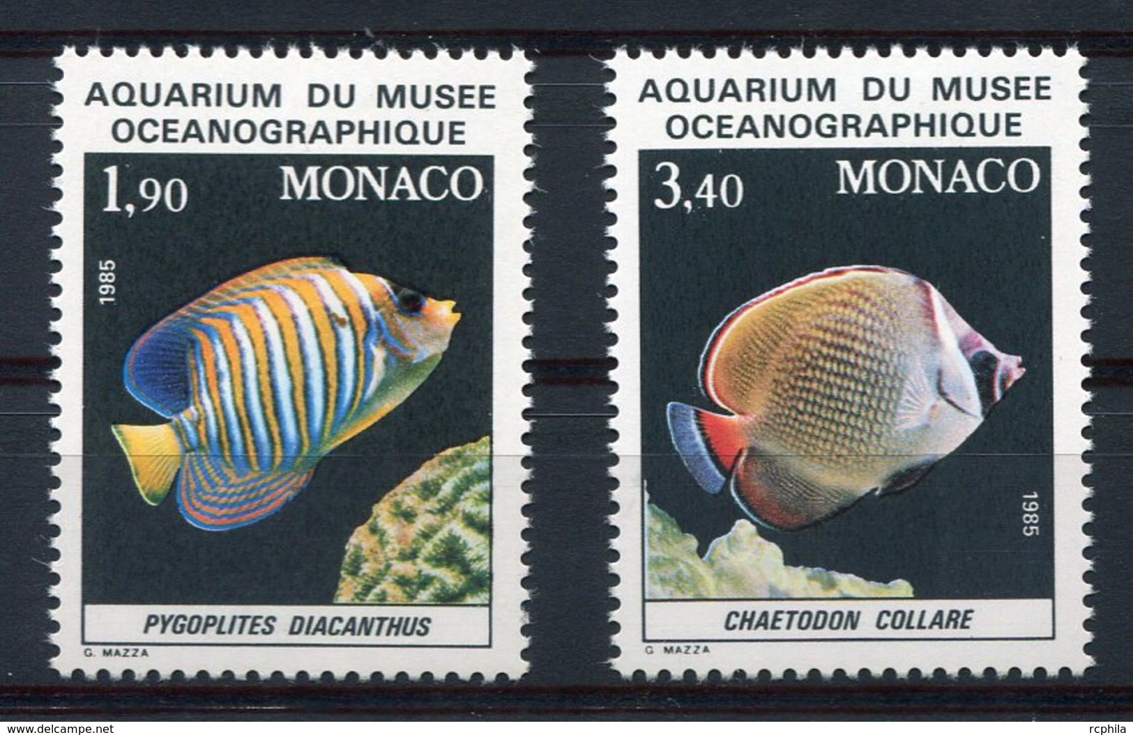 RC 8791 MONACO 1541 / 1542 FAUNE POISSONS DU MUSÉE OCÉANOGRAPHIQUE NEUF ** - Unused Stamps