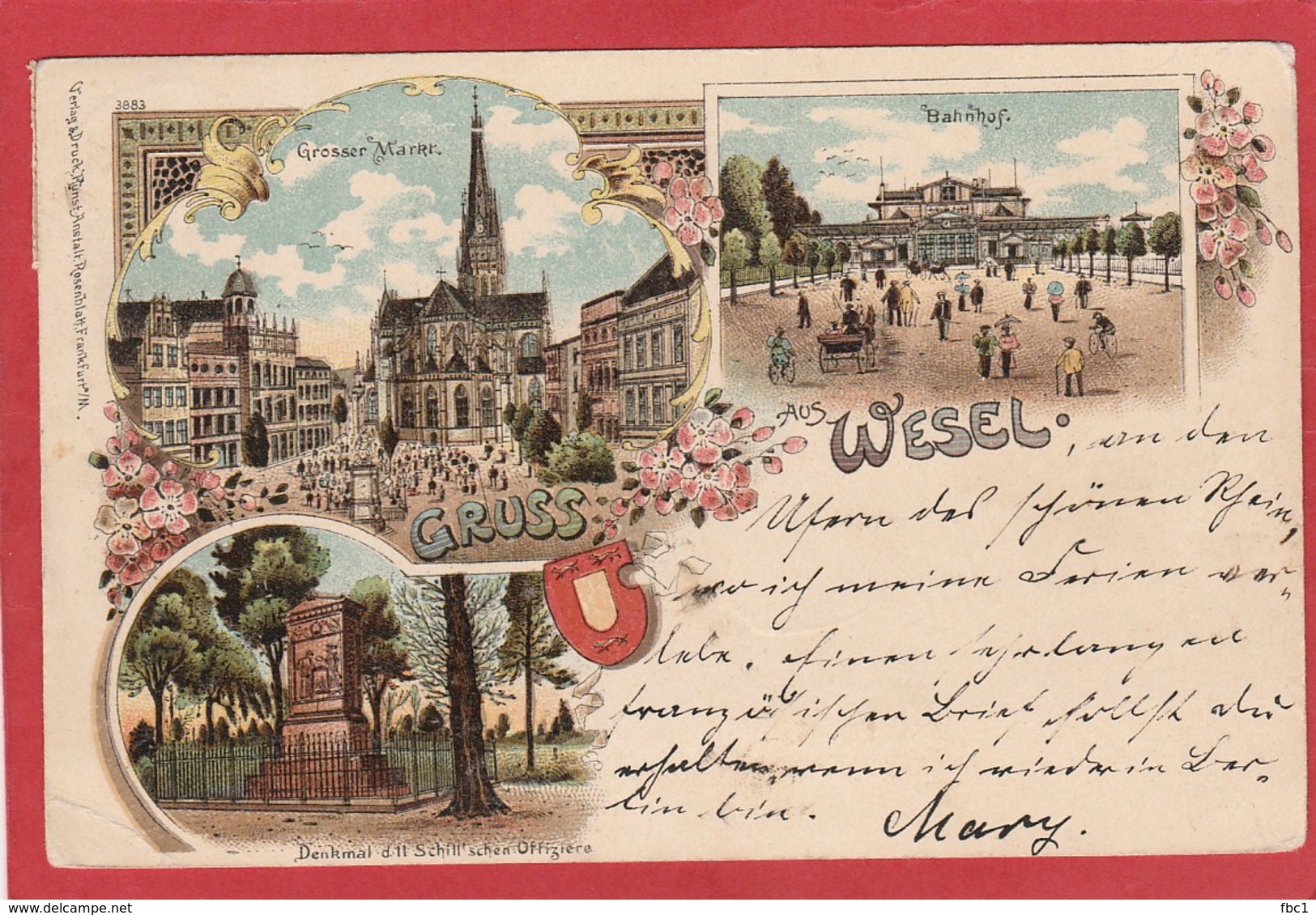 Allemagne - Wesel - Gruss Aus Wesel - 1899 - Wesel