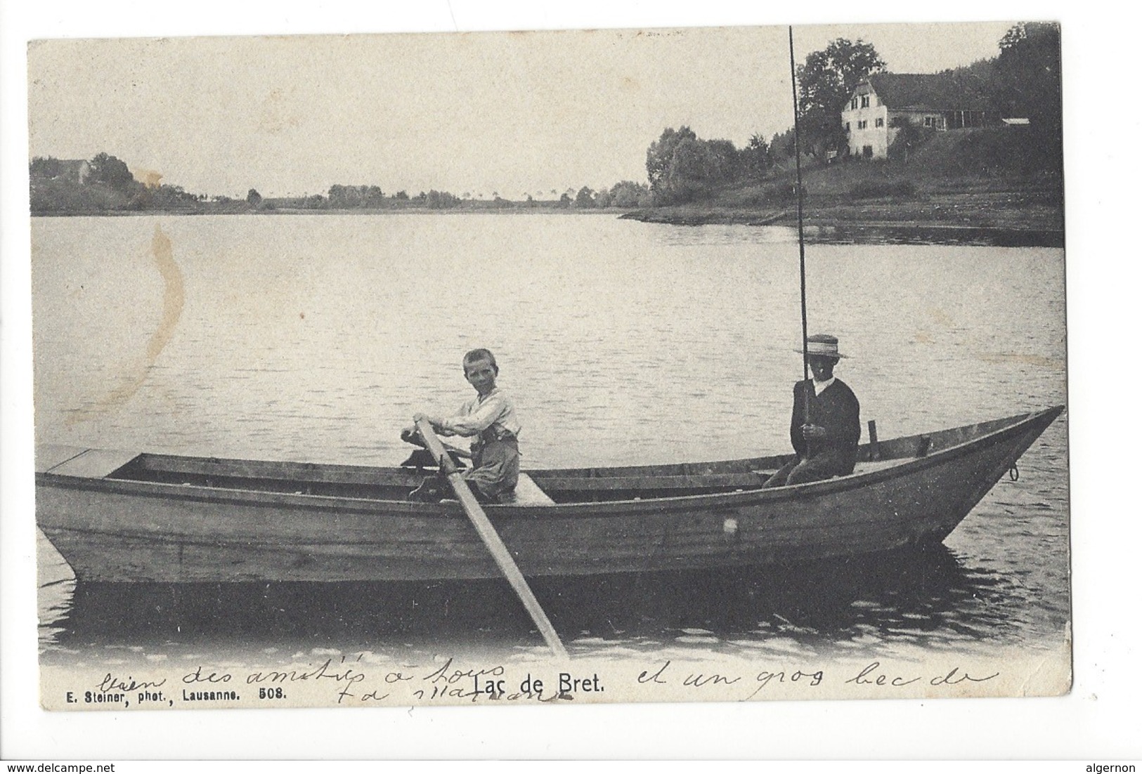 19857 - Lac De Bret Barque Pêcheur - Lausanne