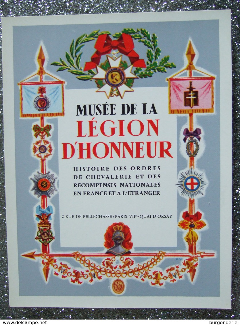 MUSEE DE LA LEGION D ' HONNEUR / HISTOIRE DES ORDRES DE CHEVALERIES ET RECOMPENSES - Histoire