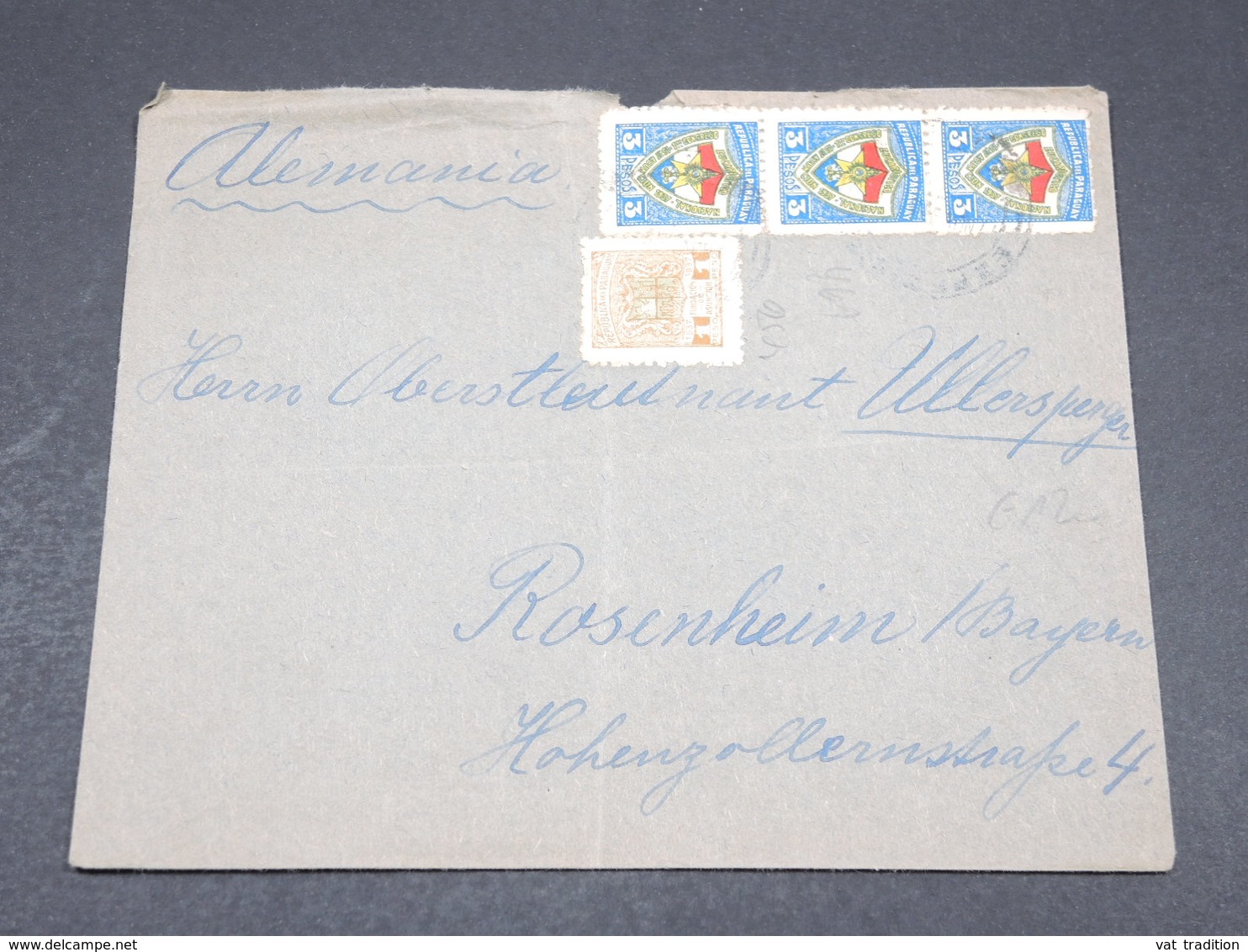 PARAGUAY - Enveloppe Pour L Allemagne En 1937 - L 17289 - Paraguay