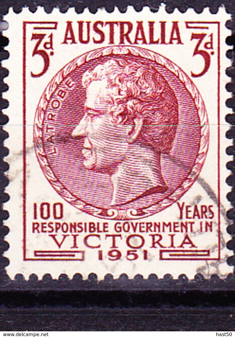 Australien Australia - Charles J. Latrobe (MiNr: 214) 1951 - Gest Used Obl - Used Stamps