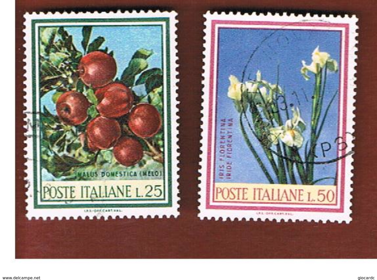 ITALIA REPUBBLICA  - SASS. 1061.1062  -  1967  FLORA  -   USATO - 1961-70: Usati