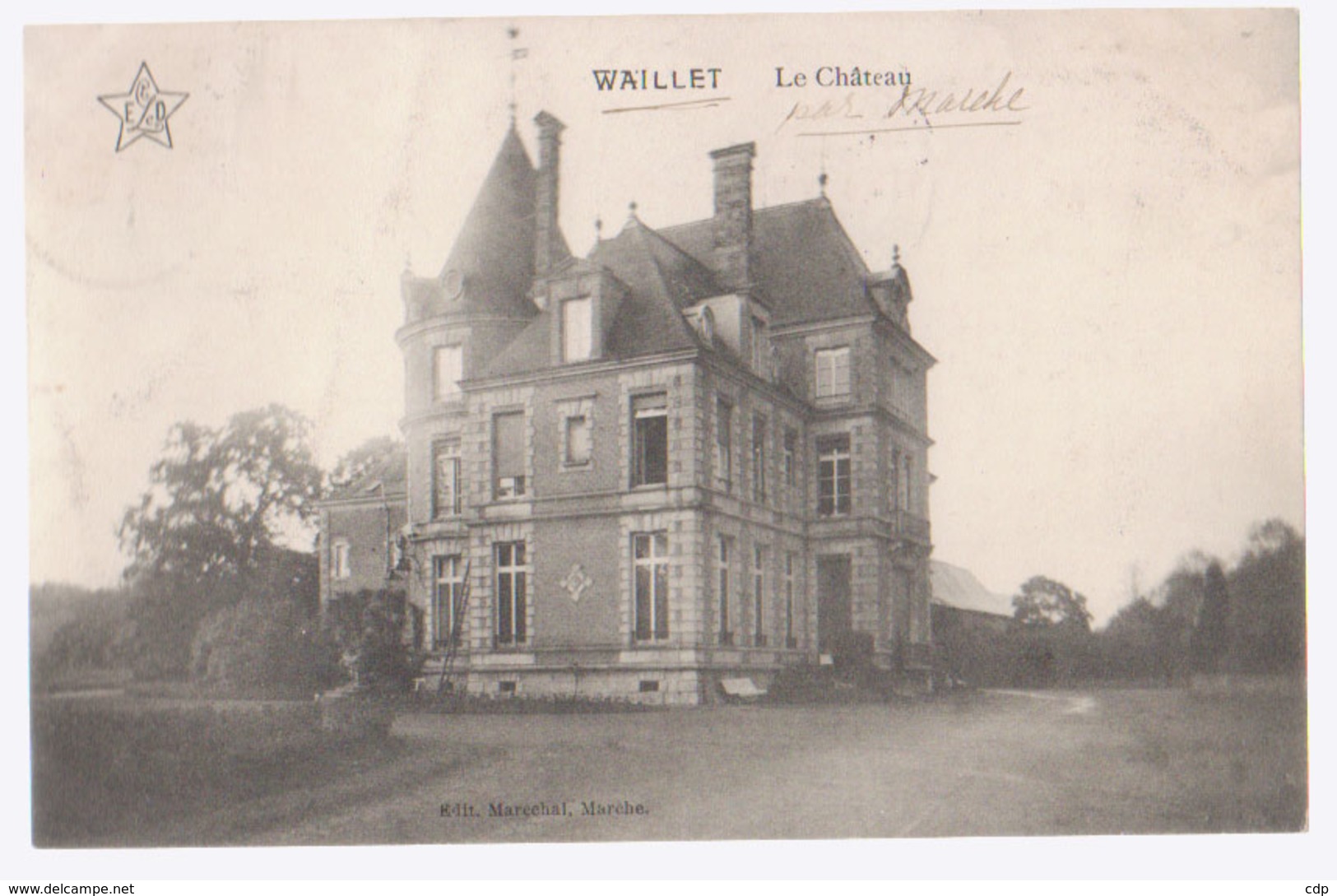 Cpa Waillet  1912 - Somme-Leuze