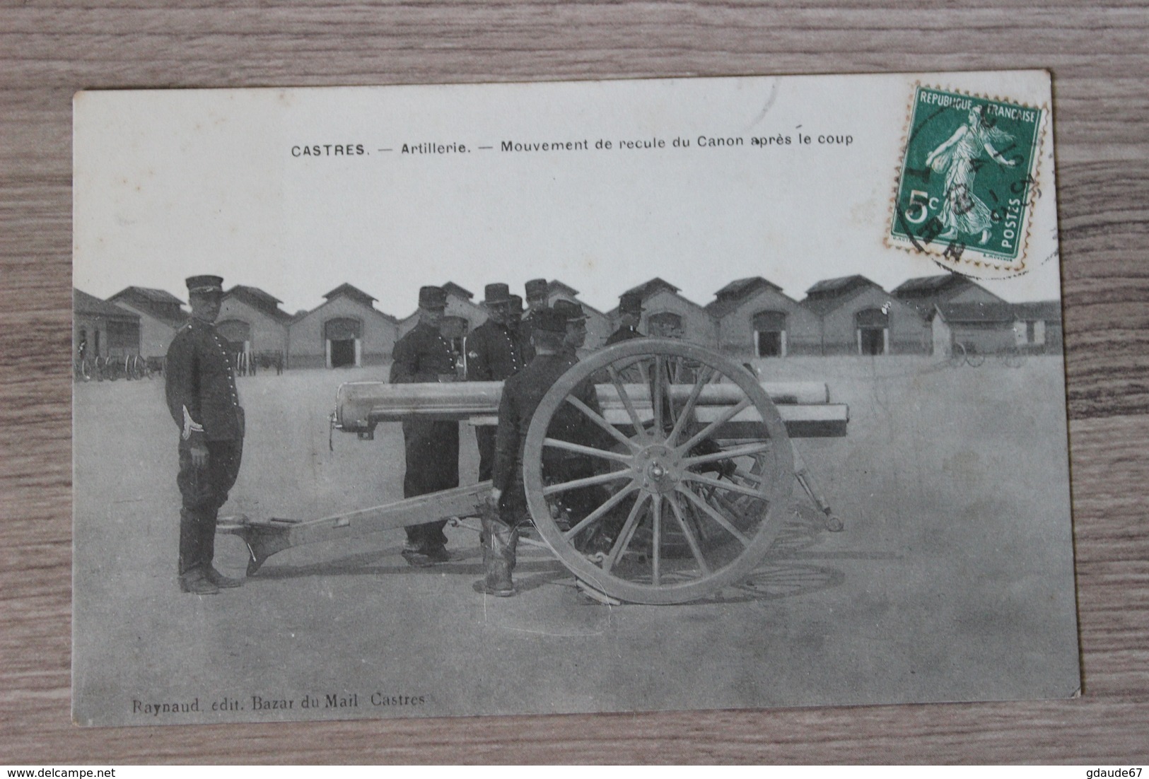 CASTRES (81) - ARTILLERIE - MOUVEMENT DE RECULE DU CANON APRES COUP - Castres