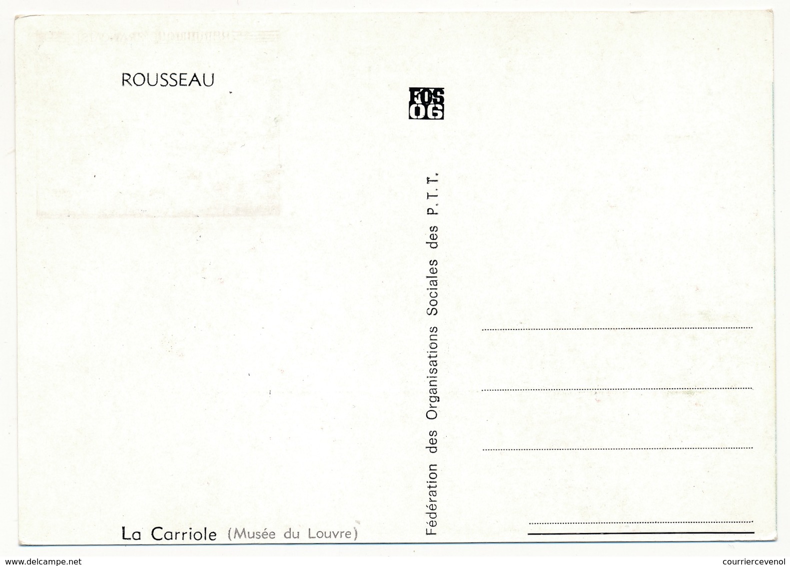 FRANCE - Carte Maximum - 1,00F ROUSSEAU / La Carriole Du Père Juniet - Premier Jour - LAVAL 1967 - 1960-1969