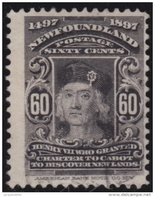 Newfoundland  .    SG   .     79        .       O      .  Gebruikt      .    /   .   Cancelled - 1865-1902