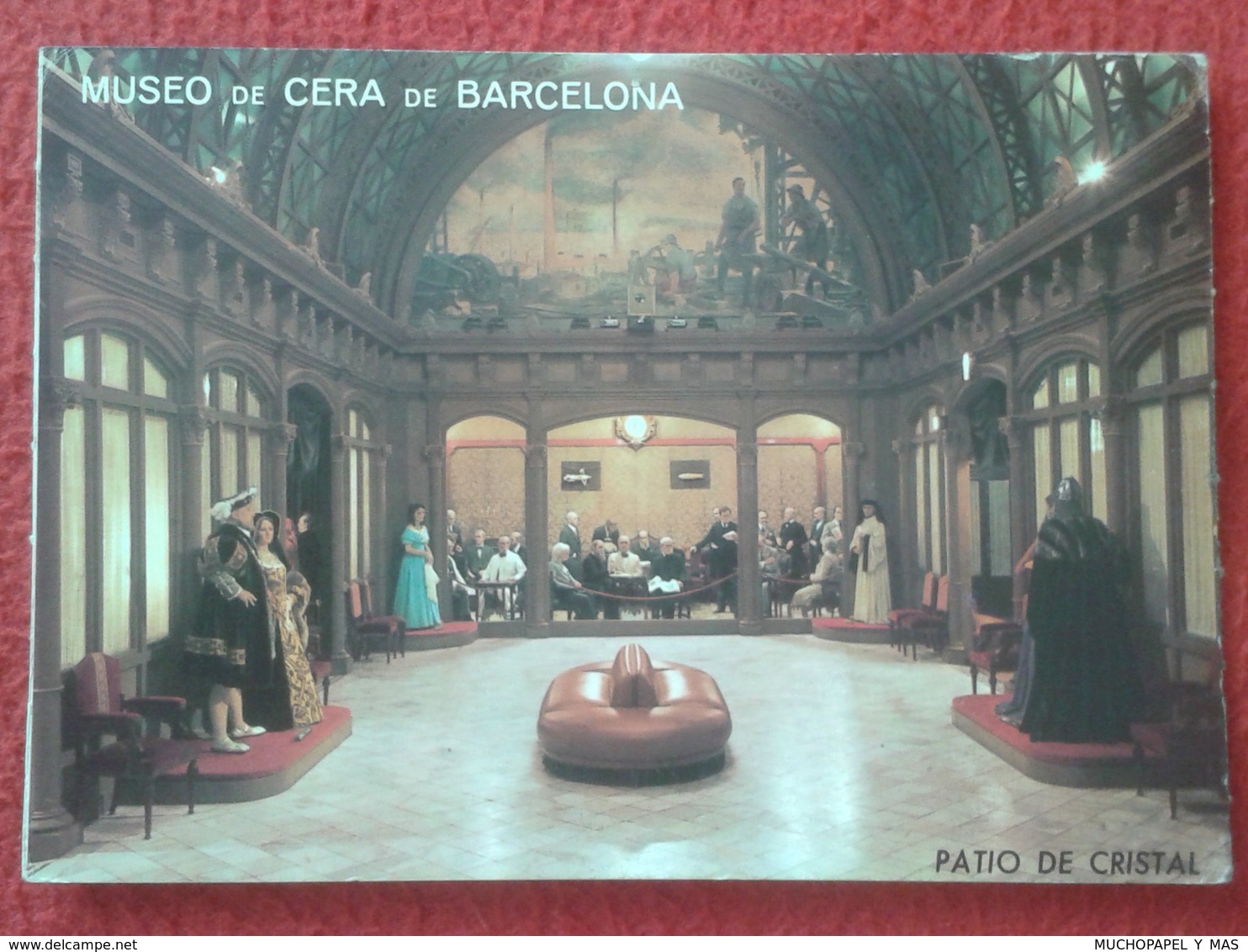 TARJETA POSTAL POST CARD POSTCARD CARTE POSTALE MUSEUM MUSEO DE CERA DE BARCELONA PATIO DE CRISTAL CATALONIA SPAIN VER F - Museos