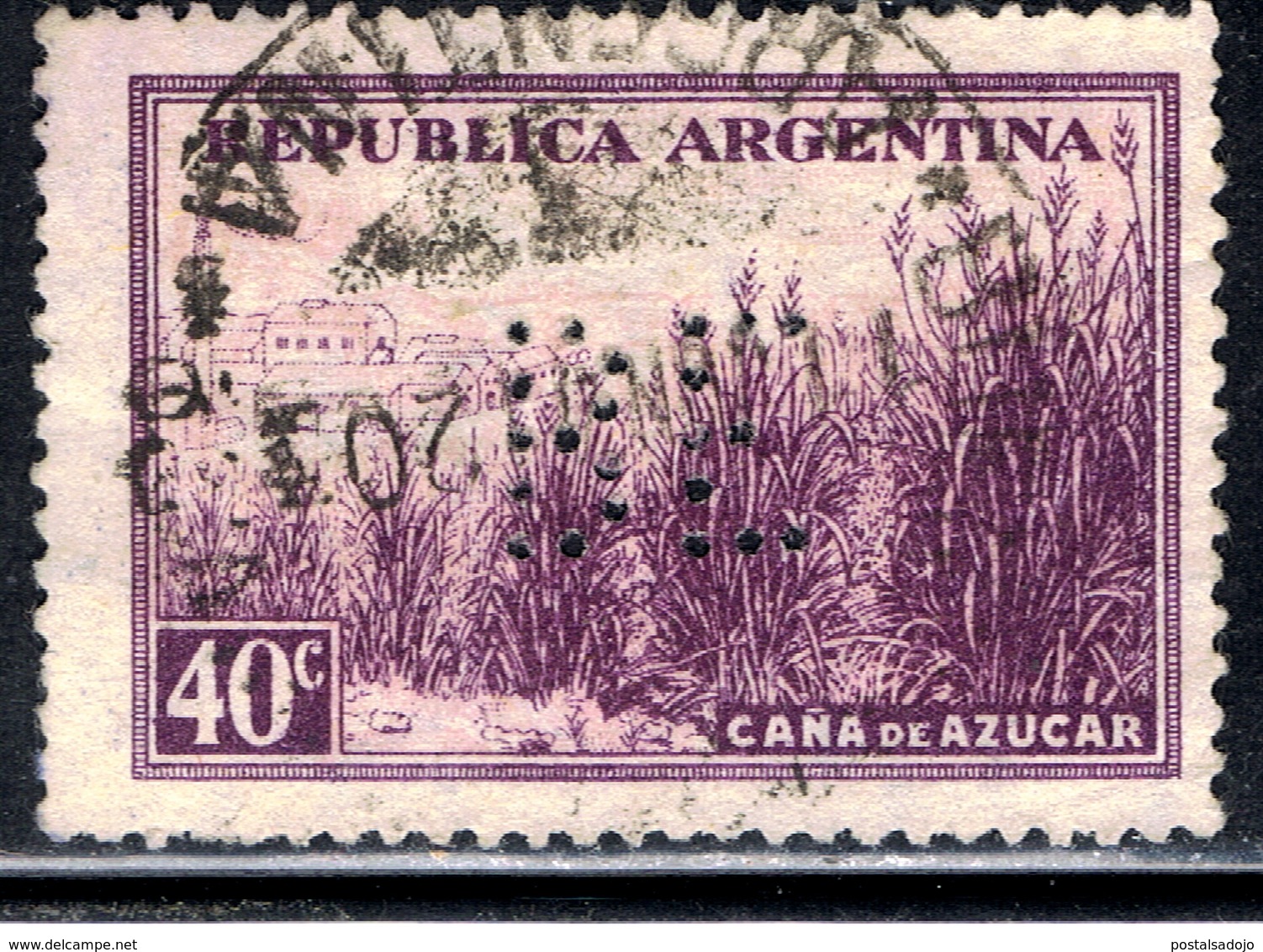 ARG 542 // Y&T 378 (PERFORÉ) // 1935 - Used Stamps