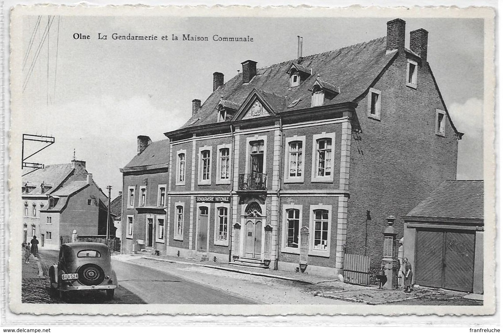 OLNE (4877) Maison Communale Et Gendarmerie  ( SAFIMI ) - Olne