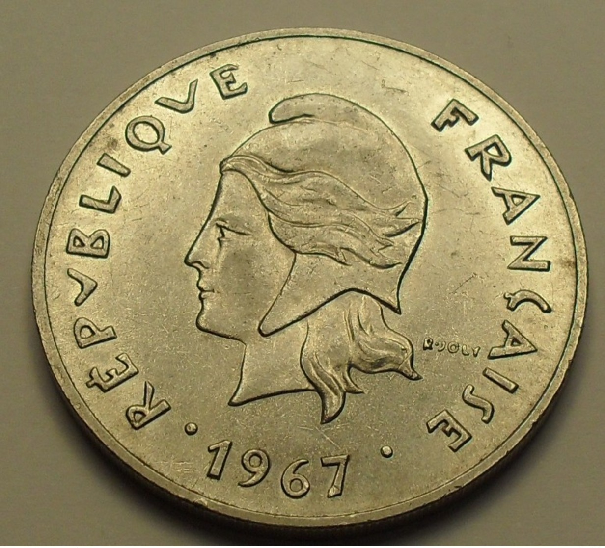 1967 - Polynésie Française - French Polynesia - 50 FRANCS, Sans IEOM, KM 7 - French Polynesia