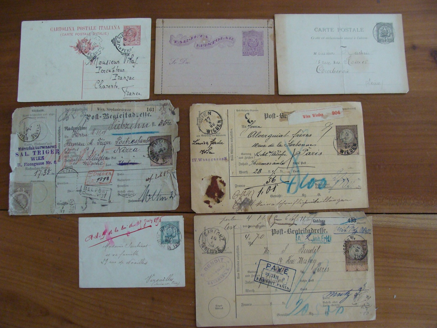 LOT ENTIERS POSTAUX AEROGRAMME MONDE ET FRANCE VOIR PHOTOS ENTIER POSTAL - Non Classés